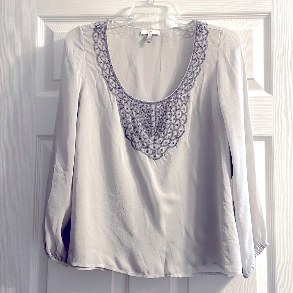 Joie Silk Blouse Size Small